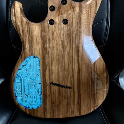 Forbidden Engravings Kiesel Cavity Cover Backplate - Giger FLOURESCENT SKY BLUE Edition image 2