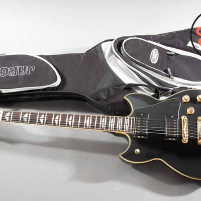 1982 Yamaha SG-1000 Black – Coil-Tap Pickups, Slim Neck, VG Condition image 2