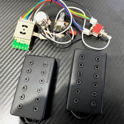 Seymour Duncan Scarlet and Scourge Humbucker Set - Matte Black | Ibanez AZ Dynamix Switch | PRS SE MARK HOLCOMB SVN Pickup image 3