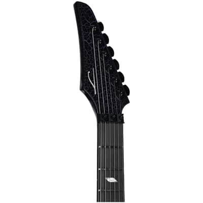 Legator Ninja 6 Floyd Rose Electric Guitar, Purple Crackle image 7