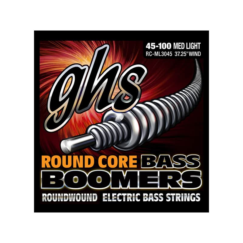 GHS Round Core Bass Boomers Universal Long Scale Medium Light 45-100 image 1
