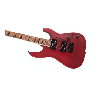 Jackson JS Series Dinky Arch Top JS24 DKAM 6-String Electric Guitar with Caramelized Maple Fingerboard and High-Output Humbucking Pickups (Right-Handed, Red Stain) image 6