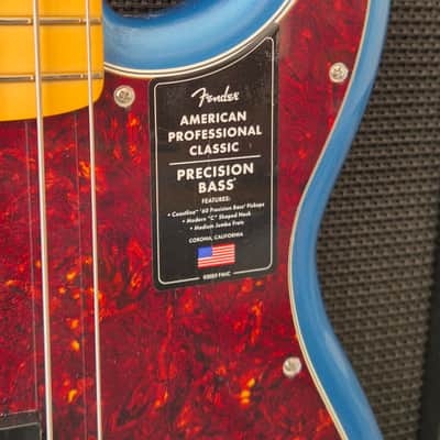 Fender American Professional Classic Precision Bass 2025 - Faded Lake Placid Blue image 8
