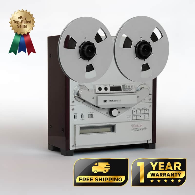 AKAI GX747 Vintage Reel to Reel – Restored – 1-Year Warranty image 1