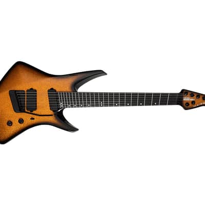 Ernie Ball Music Man Kaizen 7 7-String Guitar - Ember Burst - Open Box image 4