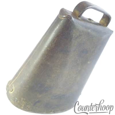 American Cowbell 4.75"x2.5x4.5 Vintage 50s Latin Percussion Steel Drum Set image 1