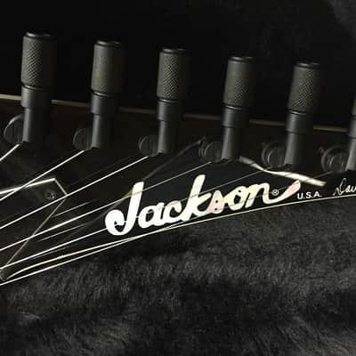 Jackson USA KV1 King V Dave Mustaine 1999 Black original hard shell case image 12