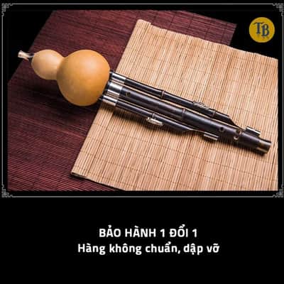 Premium Natural Hulusi Gourd Flute in Key C (Lowest Note)– Handmade by Master Artisan | Traditional Yunnan Purple Bamboo Flute | Best Sound & Craftsmanship image 5