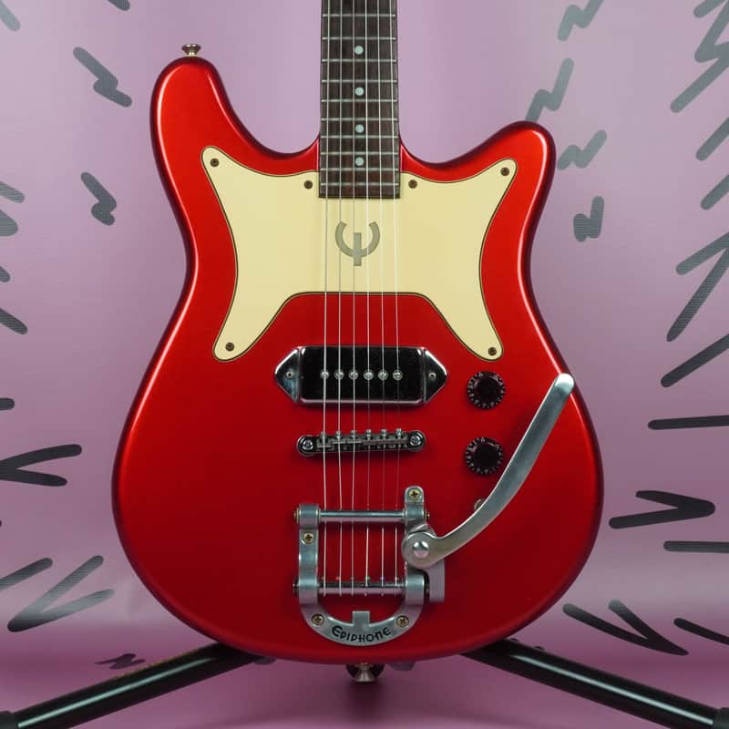 Epiphone Coronet '65 Reissue Bigsby 1999 Red Metallic JDM | Reverb