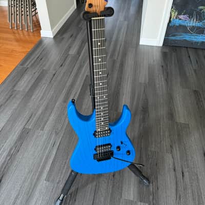 Tom Anderson Angel Player Satin Organic Grain Voodoo Blue blue with Black. 2023 image 1