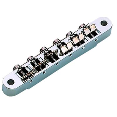 Profile Les Paul Bridge Style with Saddles - Chrome image 2