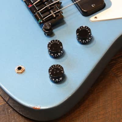 2012 Gibson Non-Reverse Thunderbird 4-String Bass Pelham Blue + COA OHSC image 5