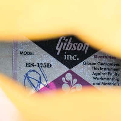 1975 Gibson ES-175D cherry sunburst image 9