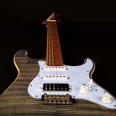 JET JS-450 TBK - Gloss Transparent Black with Flame Maple Top image 4