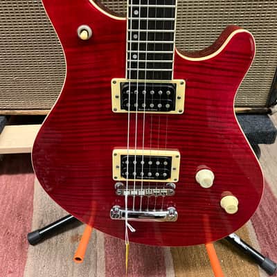 Washburn Vintage 1997 Maverick Series BT-8, Flame Maple comes with pictured hard case! image 3