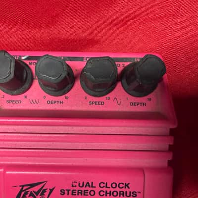 Peavey DSC-4 Dual Clock Stereo Chorus 1980s - Pink image 2