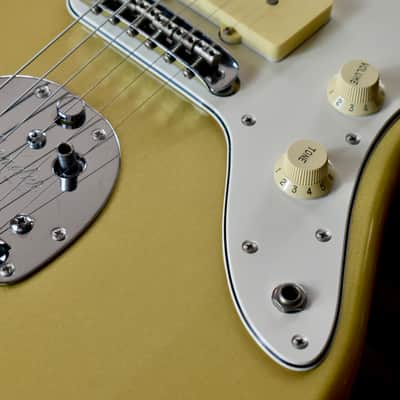1994 Fender Japan Jazzmaster (JM66-RC) – Shoreline Gold, MIJ, Limited, Offset, FujiGen image 16