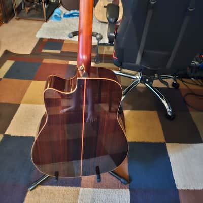 Yamaha A5R-VN Dreadnought with Electronics 2010s - Vintage Natural image 7
