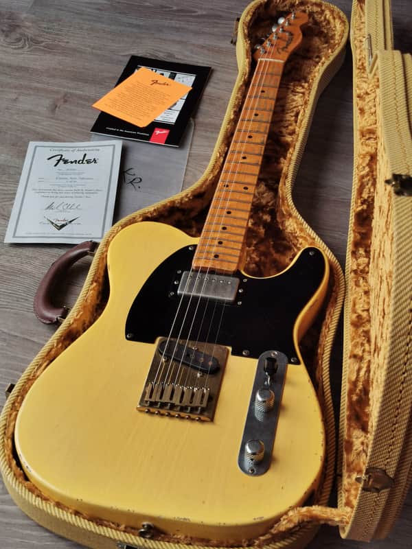 Immagine Fender Telecaster Keith Richards Custom Shop ''Micawber'' Tribute Tele Brass Bridge Rare Find - 1