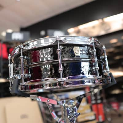 Ludwig 5x14" Hammered Black Beauty Snare Drum with Tube Lugs LB416KT image 2