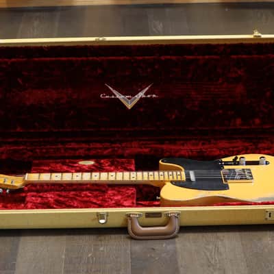 2019 Fender Custom Shop 53 Telecaster Time Machine 30th Anniversary Electric Guitar Heavy Relic Butterscotch Blonde + COA OHSC image 21