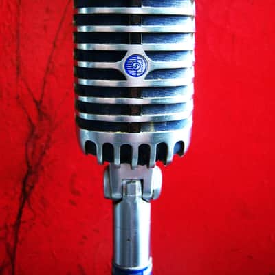Vintage RARE 1957 Stromberg Carlson MC-41 / Shure 55S variant Satin Chrome w cable & Atlas SO-1B Elvis 55 Super 55 image 6