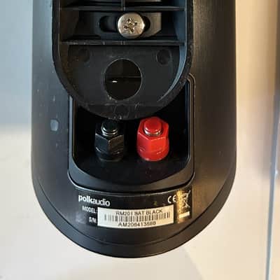 Polk RM 201 (pair) and RM101 (pair) mid-1990s - Black / aluminum construction image 2