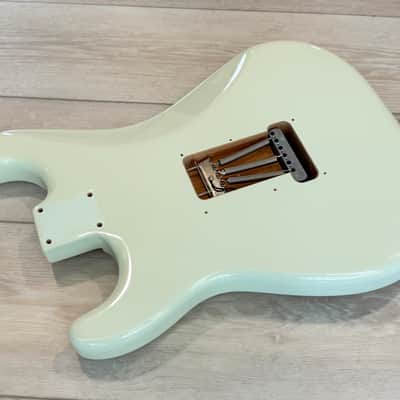 2018 Fender Classic Player 60 62 RI Stratocaster Sonic Blue Body with Original Tremolo image 9