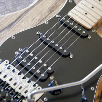 Kiesel Carvin Bolt Kit Natural Strat Guitar W/ Floyd Rose HSS USA American image 5