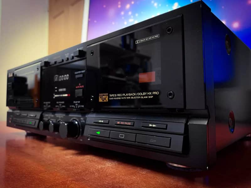 AKAI GX-W45 🌈RaRe🌈 Premium Vintage Stereo Double Cassette Deck image 1