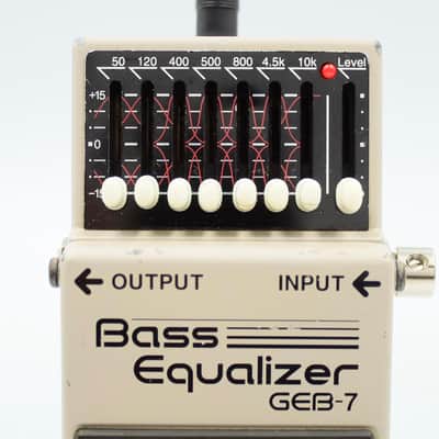Boss GEB-7 Bass Equalizer Bass Guitar Effect Pedal CO49396 image 3
