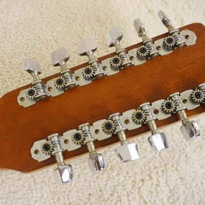 Vintage 1970s Kansas B-280 12-String Dreadnought Suzuki Violin Japan w/ Hard Case image 18
