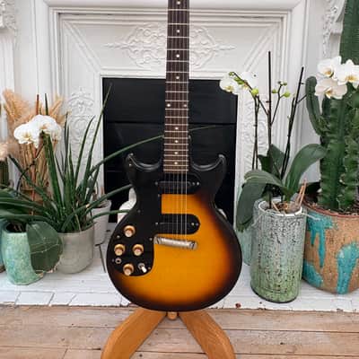 1963 Epiphone Olympic Double Lefty Left Handed Gibson Melody Maker Double Vintage image 1