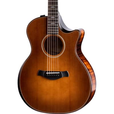Taylor 614ce Builders Edition Grand Auditorium V-Class Wild Honey Burst Acoustic Electric Guitar - Clearance image 2