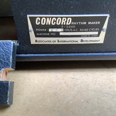 Concord Rhythm Maker R 3000 vintage drum machine computer made in Japan image 8