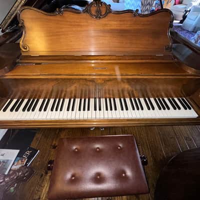 Steinway Grand Piano, Rosewood, 8ft 5in, 85 key, 1860 (restored c.1985), Rococo Revival S-scroll legs/etc. (Serial#3007) image 2