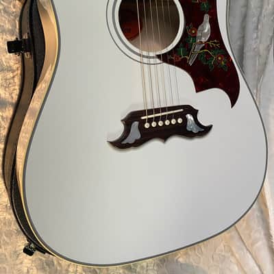 NEW! Gibson Acoustic Custom Shop Dove Acoustic-Electric Guitar - Alpine White - Authorized Dealer 5.2lbs - G06616 image 8