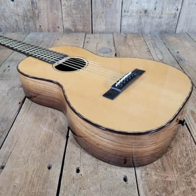 Preston Thompson Guitars Size 2 BA Brazilian Rosewood and Spruce Parlor Guitar with Calton Case - Natural image 11