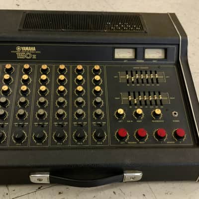 Yamaha EM-150 II 1970s Black Tolex Vintage Powered Mixing Console
