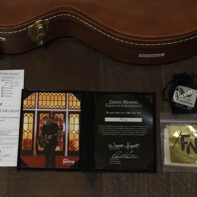 2014 Gibson Warren Haynes '61 ES-335 Semi-Hollow Electric Guitar Faded Cherry + COA OHSC image 2