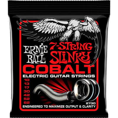 Ernie Ball 2730 Slinky cobalt /7 cordes 10-62 image 1