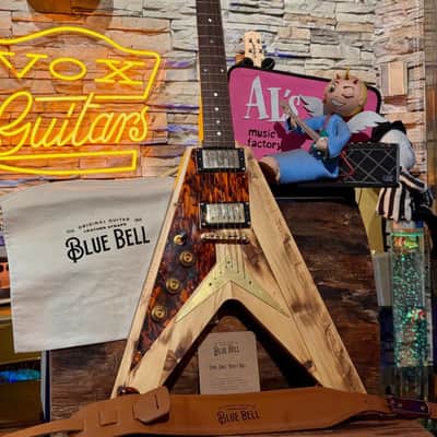 Blue bell JOHNSTON KORINA ARTISAN Custom UNIQUE  for Al’s Music Factory image 13