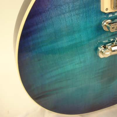 2024 Gibson Les Paul Standard 60's Figured Top Electric Guitar, Blueberry Burst w/ Case image 6