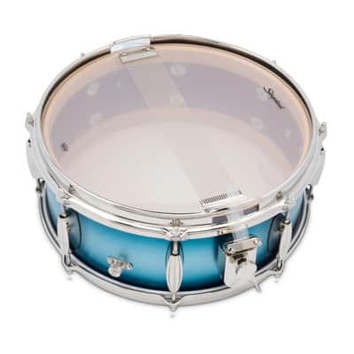 Slingerland Radio King Artist Snare Drum 14x5.5 Blue & Silver Lacquer image 5