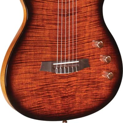Cordoba Stage Thinline Acoustic-Electric Classical Guitar, Solid Spruce Top, Edge Burst image 1