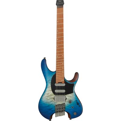 Ibanez Standard QX54QM-BSM Quest Blue Sphere Burst Matte - Electric Guitar image 1