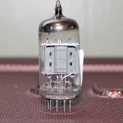 RCA 7025 12AX7 ECC83 TIGHT BALANCE GRAY PLATE HALO GETTER TEST NOS VINTAGE 1960'S image 2