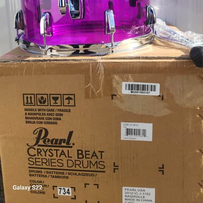 Pearl Crystal Beat Cotton Candy Fade 14x13" Floor Tom Drum w/Legs | NEW Authorized Dealer image 4