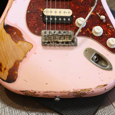 2026 LsL Instruments Saticoy Electric Guitar Metallic Pink on Sunburst Relic + OHSC image 6