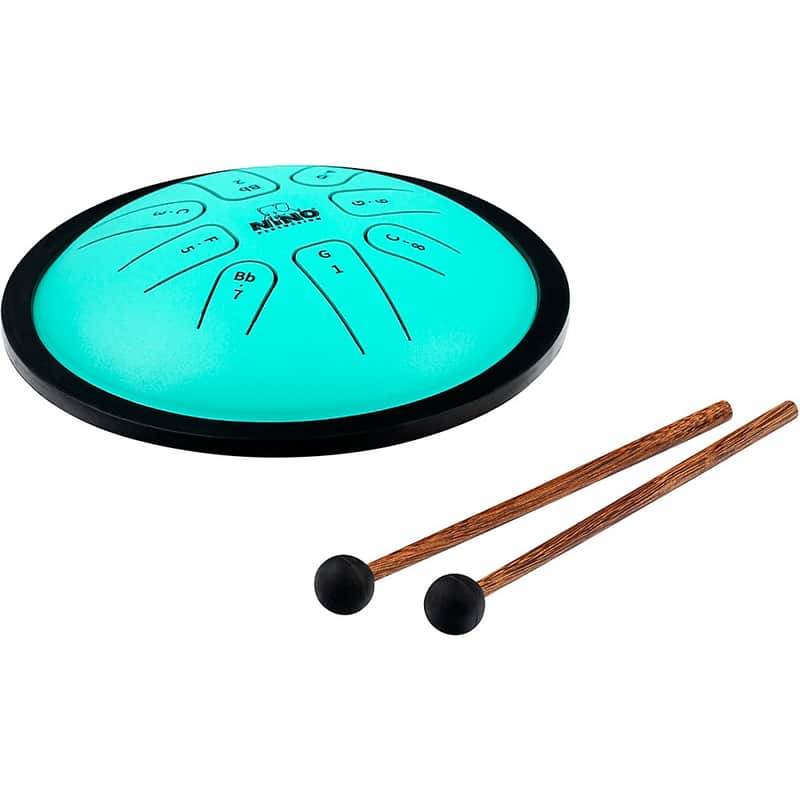 Nino Small Steel Tongue Drum, G Minor Regular  Mint Green image 1